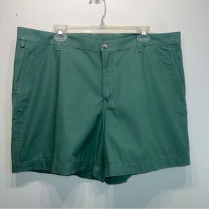 Columbia Men's PFG Chino Shorts Sz 38 Pine Green 5" Inseam Active Outdoor Fish